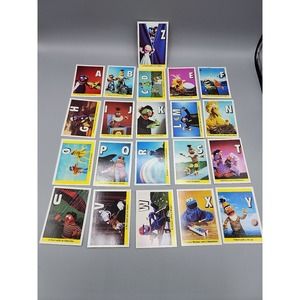 Sesame Street 1992 Vintage CTNW Trading Cards Alphabet Grover Big Bird Etc